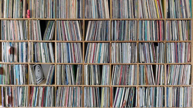 record wall