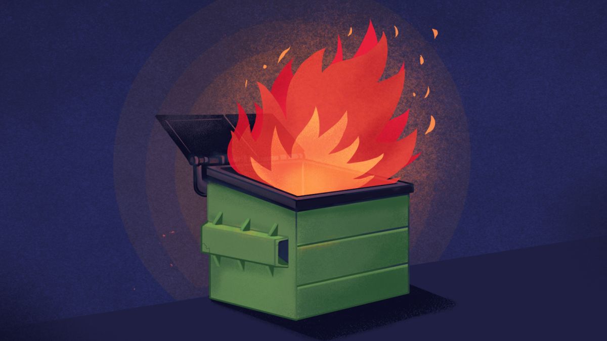 dumpster fire